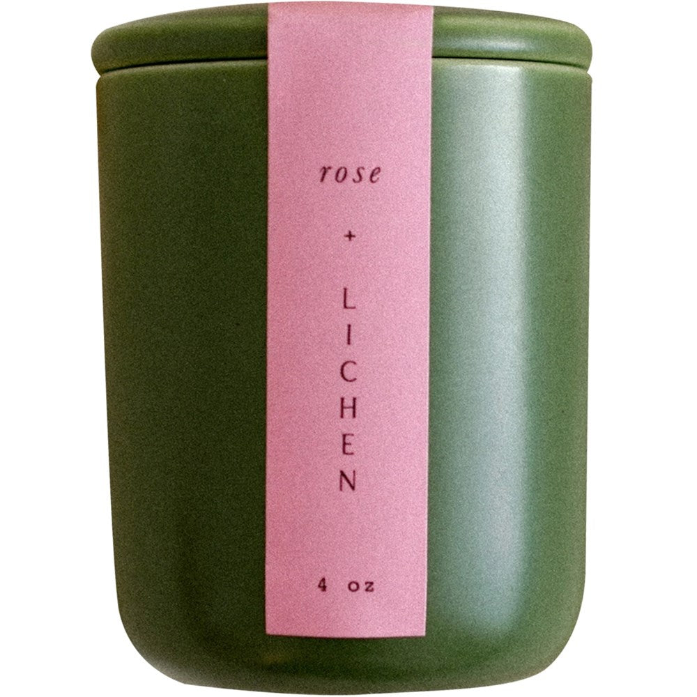 Mini Botanist Candle - Rose & Lichen