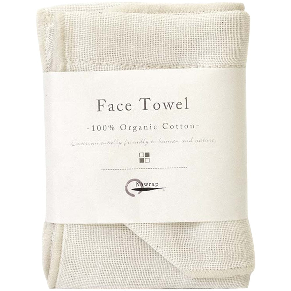 Nawrap Organic Cotton Face Towel - Ivory