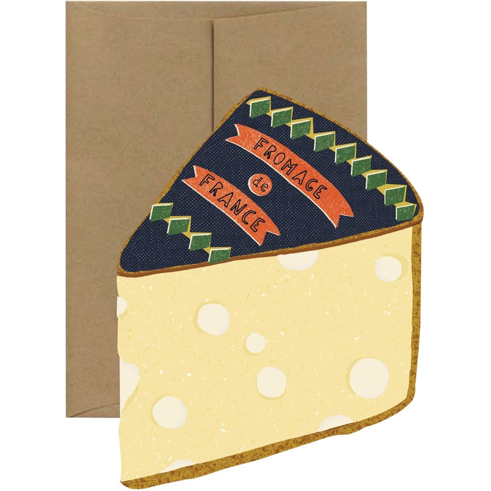 Cheese Die Cut Card