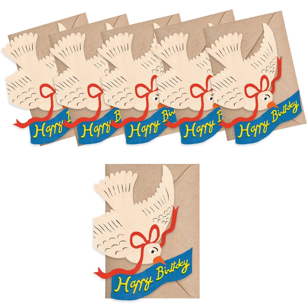 Happy Birthday Bird Mini Cards