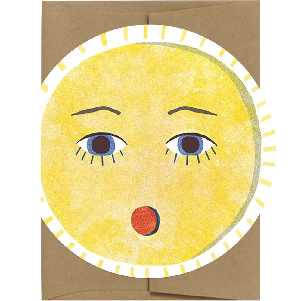 Sun Die Cut Card