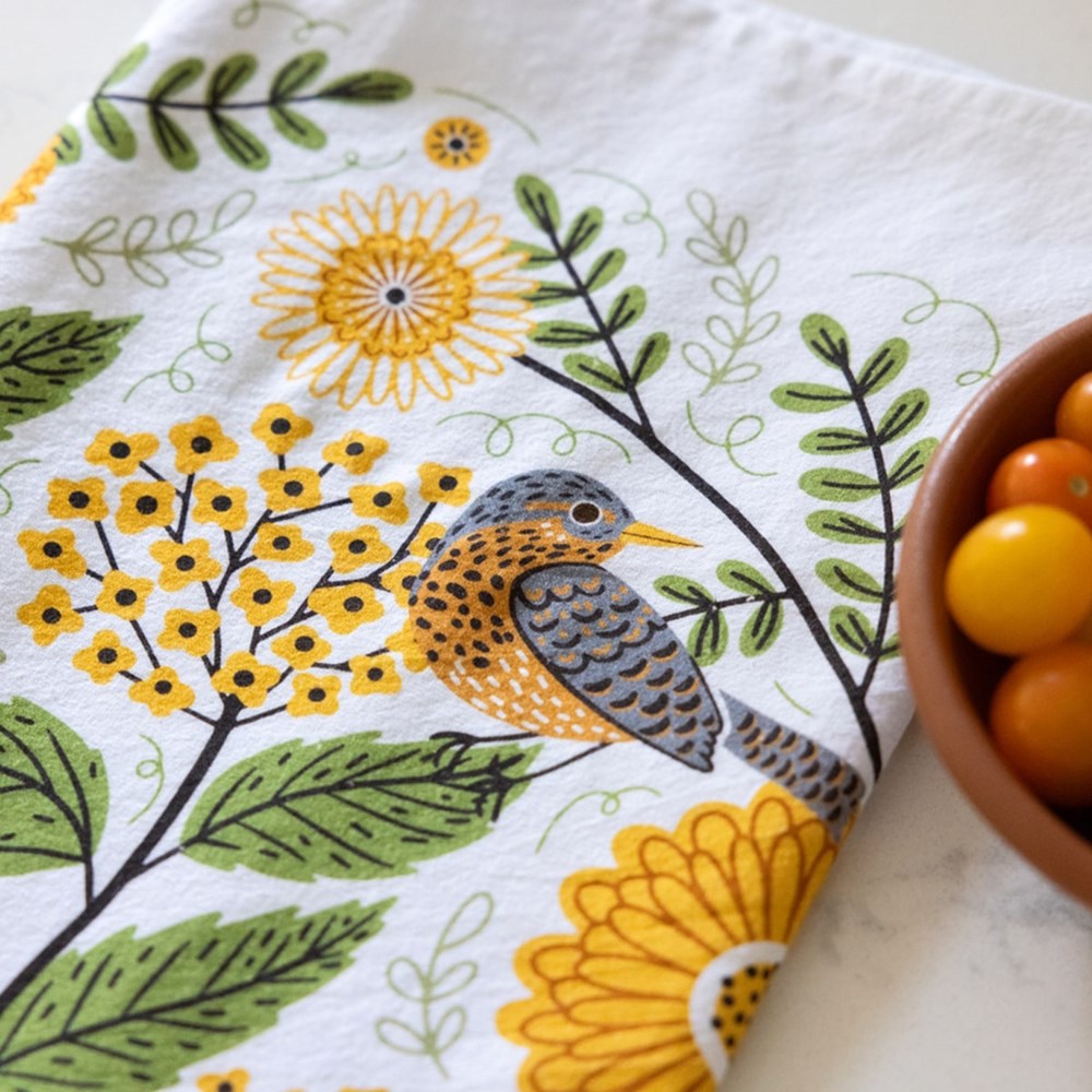 Mums & Robins Tea Towel