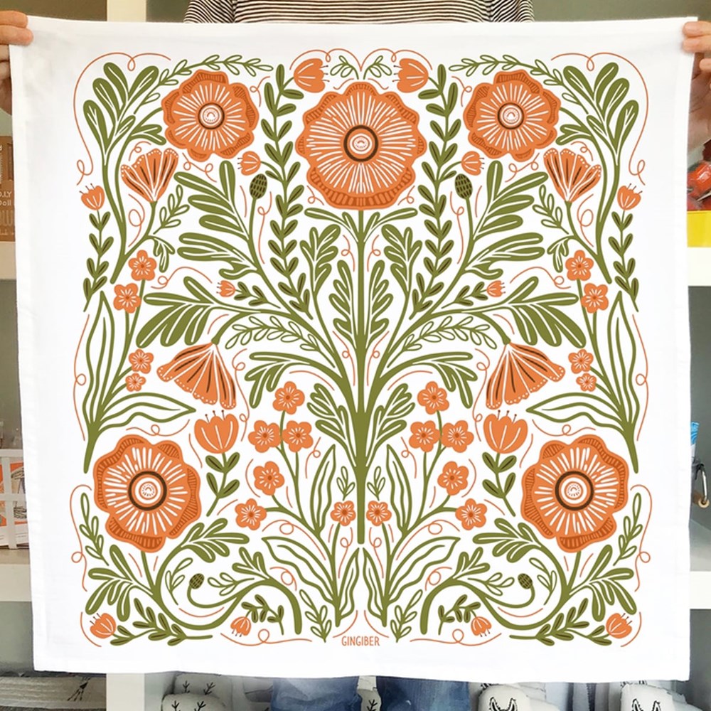 Poppy Tea Towel